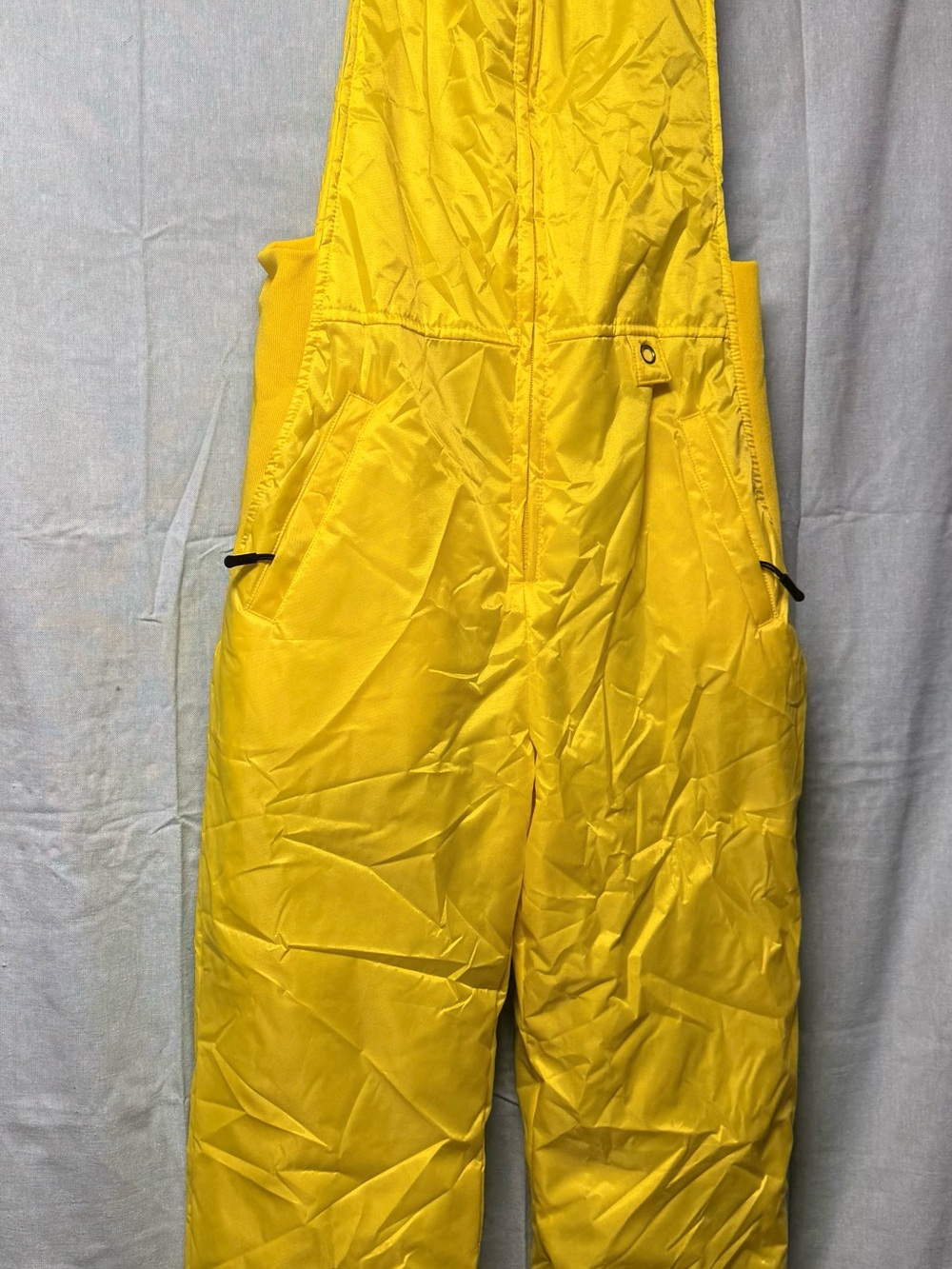 Bright Yellow Insulated Bib Overalls